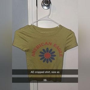 American Eagle Cropped T-Shirt.